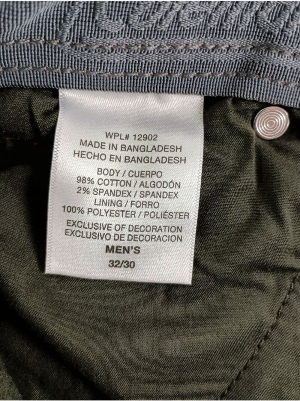Coleman Men's Pants Fleece Lined Tear Resistant Stretch Utility Pant 32 x 30 Tof - Picture 7 of 7